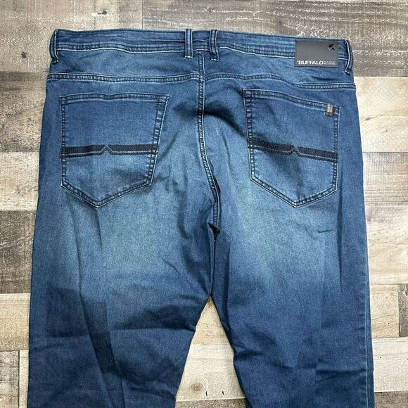 Buffalo David Bitton Men’s Size 40x30 Axel Slim Stretch Jeans Dark Wash Denim - Picture 5 of 11